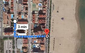 Apartamento en playa Gandia con piscina y parking